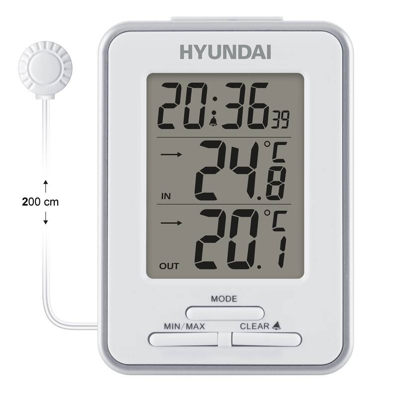 Meteorologická stanica Hyundai WS 1021 biela