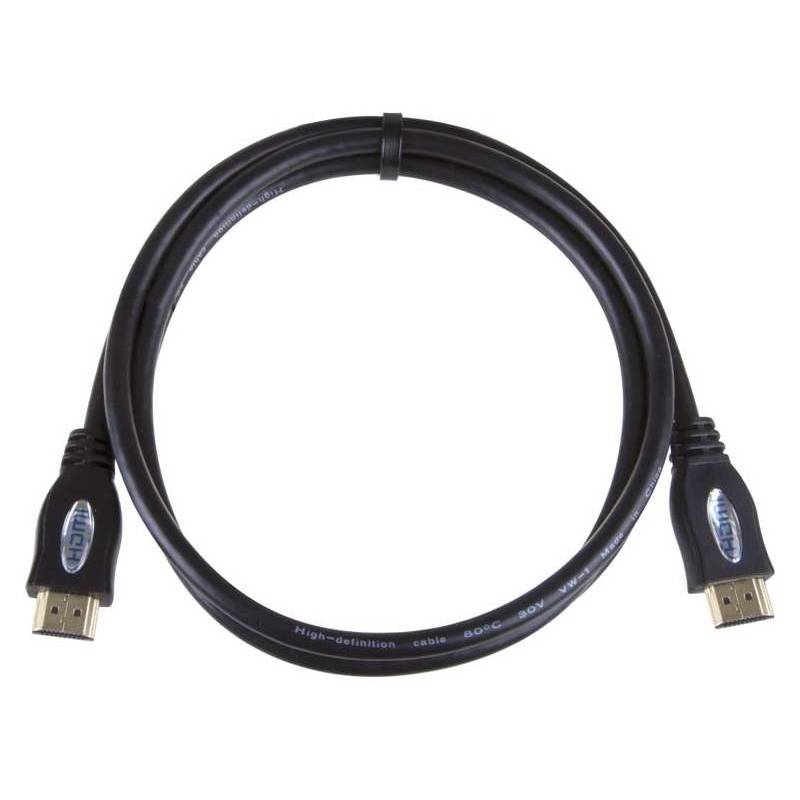 Kábel EMOS HDMI/HDMI 2.0, 1,5m, ECO, s ethernetom (2333001010) čierny