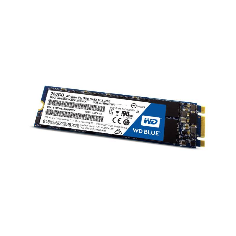 Obrázok Western Digital Blue M.2 3D NAND 250GB (WDS250G2B0B)