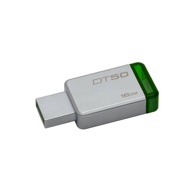 USB flashdisk Kingston DataTraveler 50 16GB (DT50/16GB) zelený/kovový