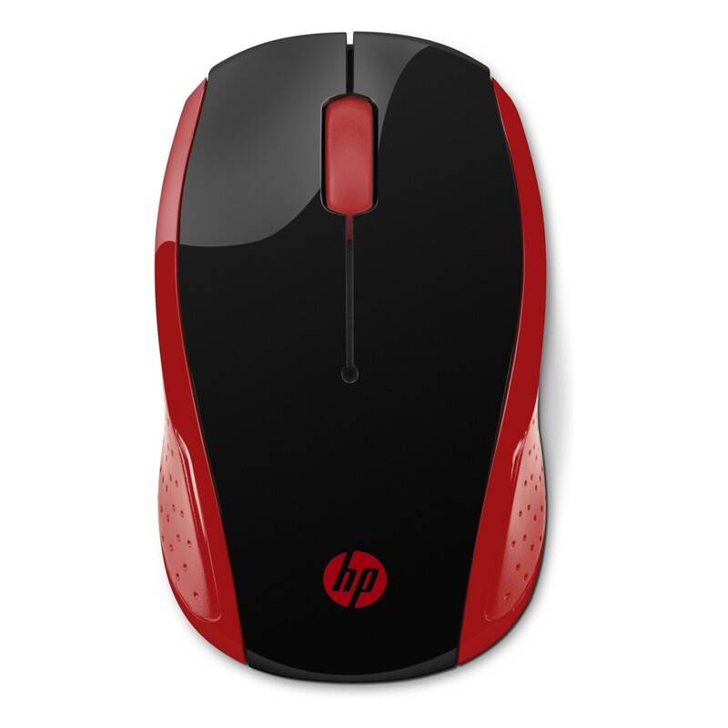 Myš HP 200 (2HU82AA#ABB) čierna/červená