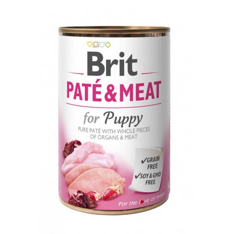 Obrázok Brit Dog konz Paté & Meat Puppy 800g