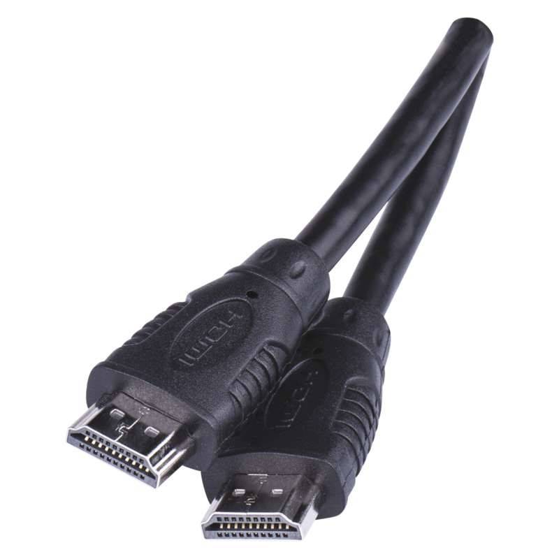 Kábel EMOS HDMI/HDMI 2.0, 1,5m s ethernetom (2333101010) čierny