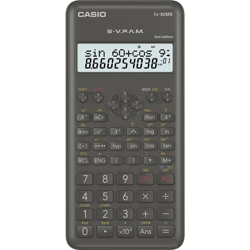 Kalkulačka Casio FX 82 MS 2E čierna
