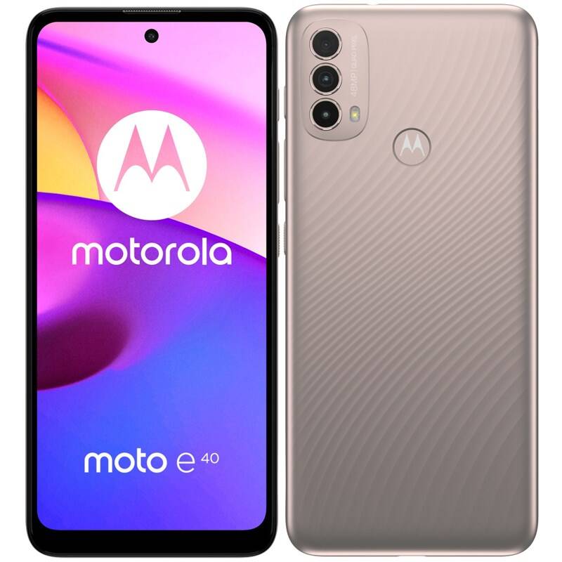 Obrázok Motorola Moto E40 4GB/64GB - Pink Clay (PAVK0003RO)