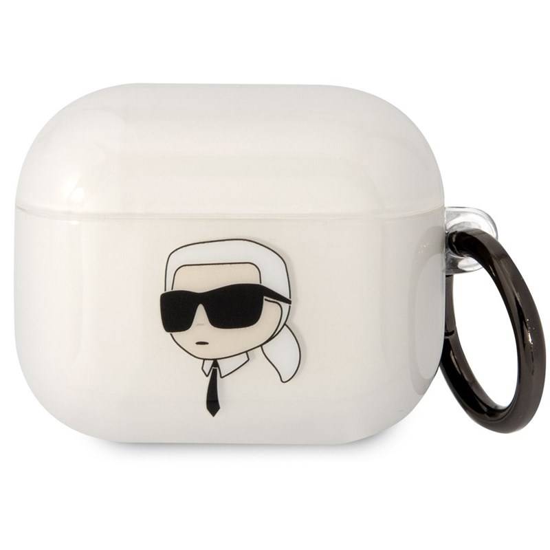 Obrázok Karl Lagerfeld 3D Logo NFT Karl Head na Airpods 3 (KLA3HNIKTCT) biele