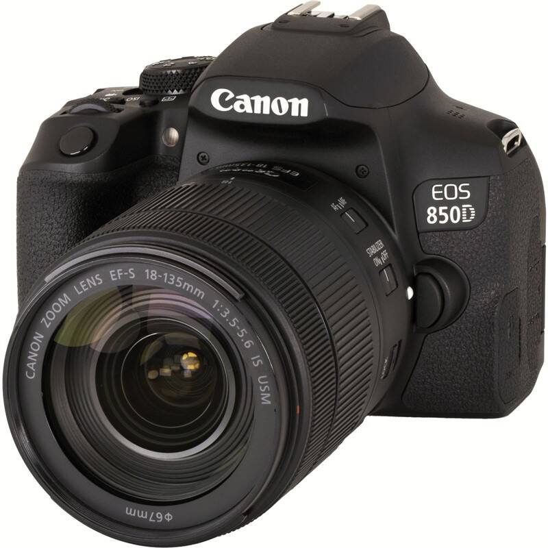 Digitálny fotoaparát Canon EOS 850D + 18-135 IS USM (3925C020) čierny