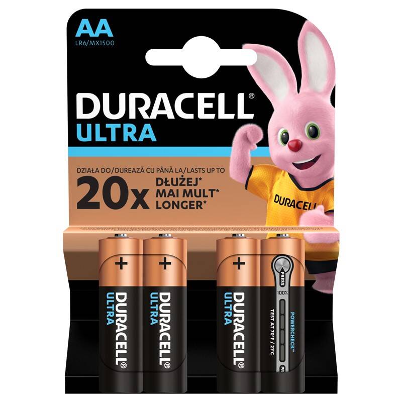 Obrázok Duracell Ultra AA 4 ks (10PP100090)