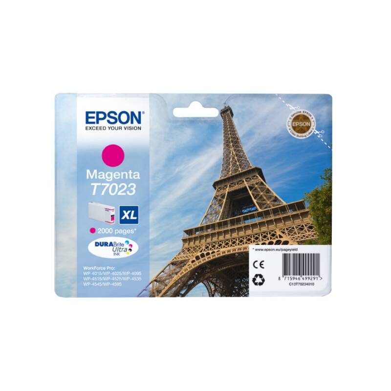 Obrázok Epson T7023 Atramentová náplň Magenta XL