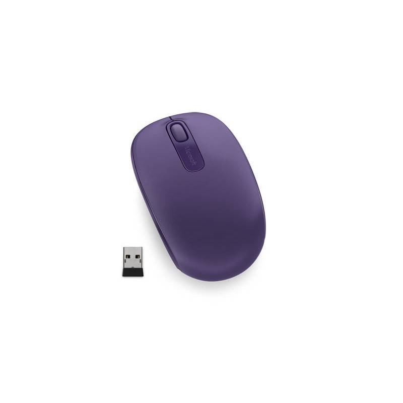 Myš Microsoft Wireless Mobile Mouse 1850 Purple (U7Z-00044) fialová