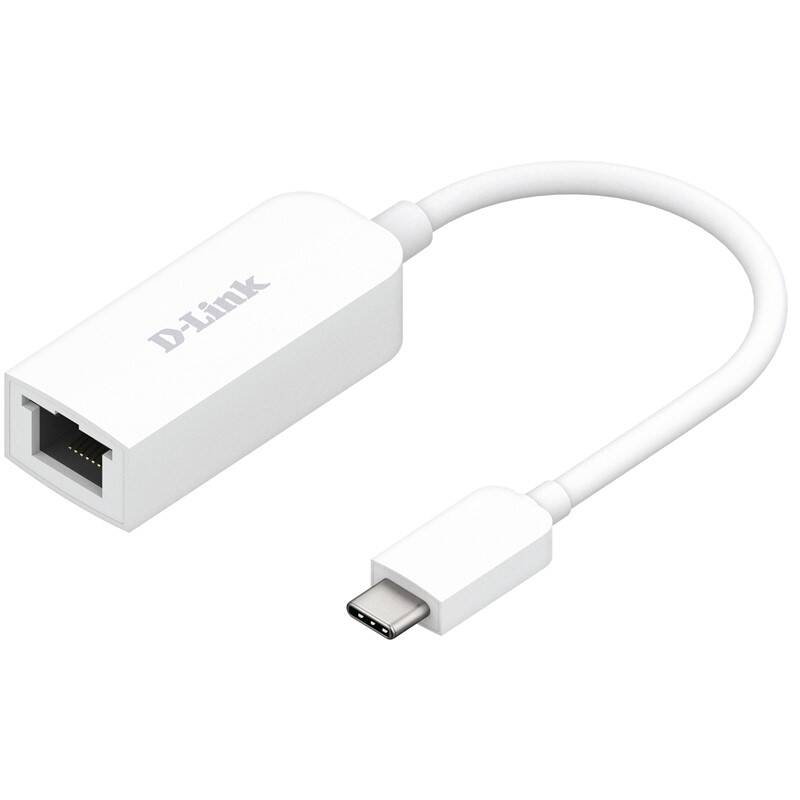 Sieťová karta D-Link USB-C/RJ 45 (2,5G Ethernet) (DUB-E250) biela