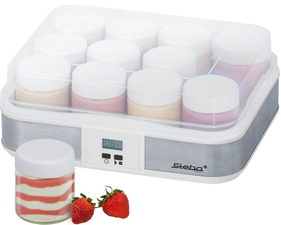 Jogurtovač Jogurtovač Steba JM 2, výrobník domáceho jogurtu, biely