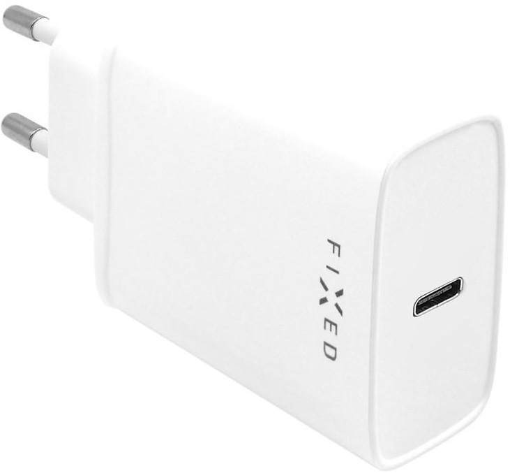 Nabíječka do sítě FIXED USB-C PD 20W bílá (FIXC20-C-WH)