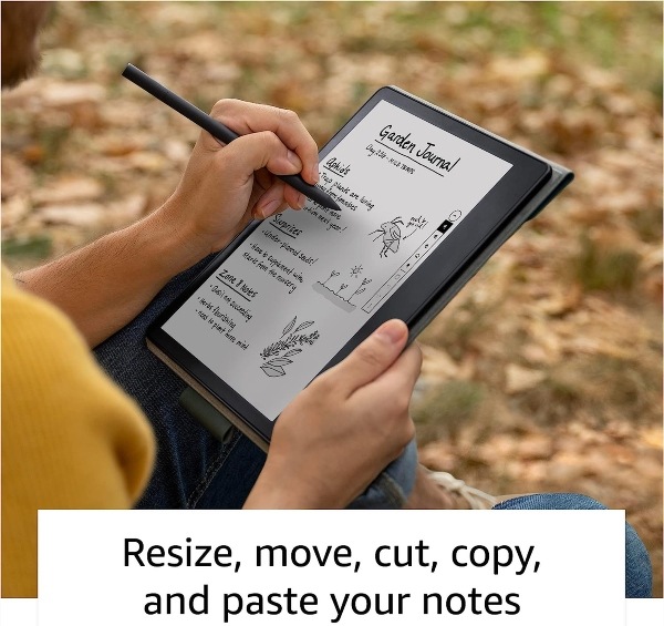 Amazon Kindle Scribe 2022 16 GB + standardní pero (B09BS5XWNS), šedá