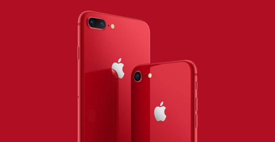 iPhone 8 a iPhone 8 Plus (PRODUCT)RED