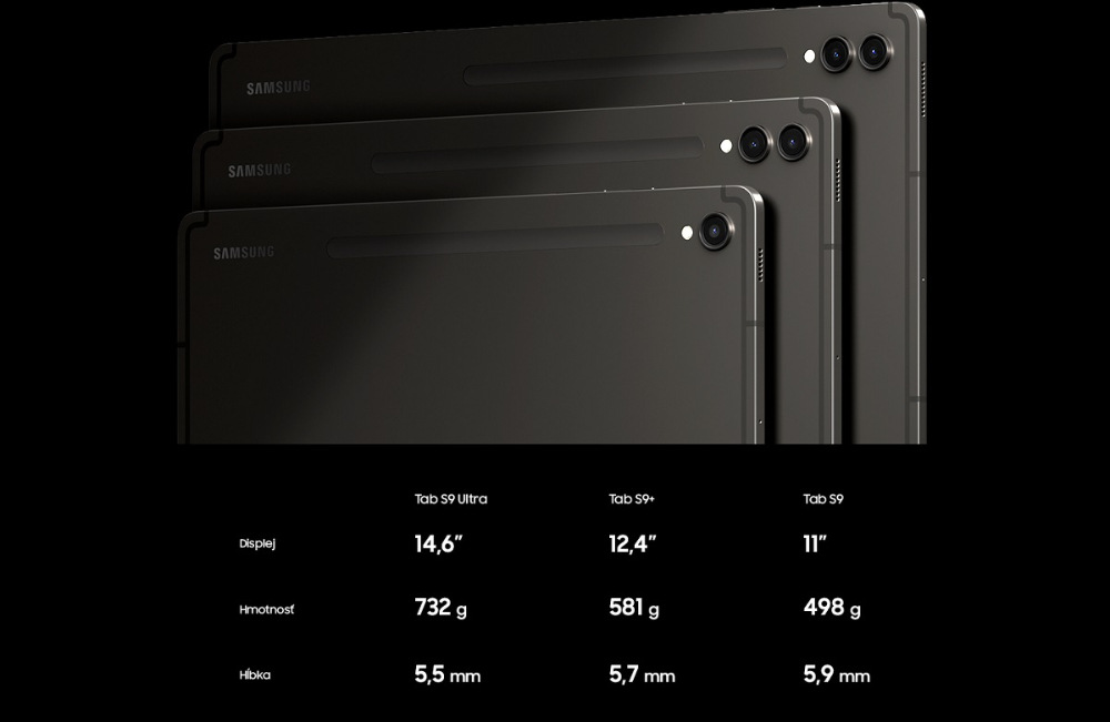 Samsung Galaxy Tab S9 12 GB / 256 GB 11", 256 GB, WF, BT, Android 13.0