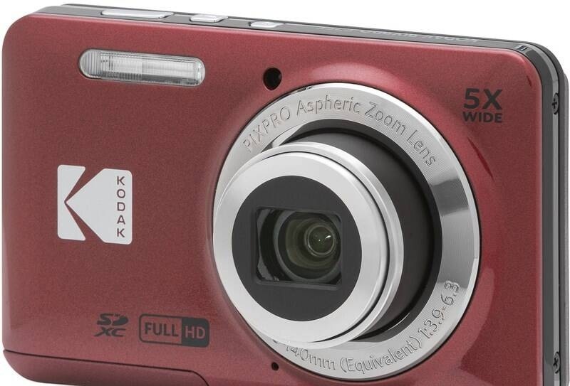 Kodak Friendly Zoom FZ55, červená 