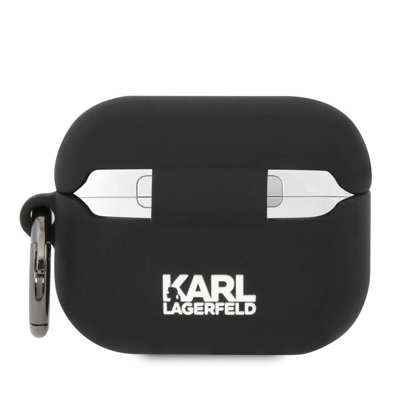 Obrázok Karl Lagerfeld and Choupette Silikonové Pouzdro pro Airpods Pro Black