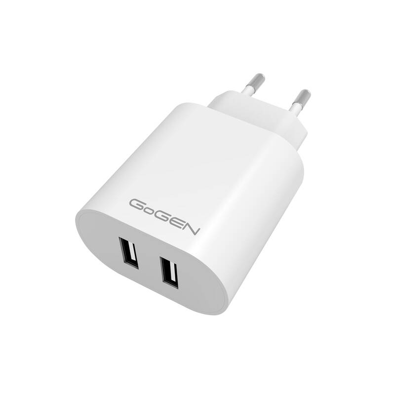 Obrázok GoGEN ACH 206, 2x USB-A (24W) (ACH206W) biela