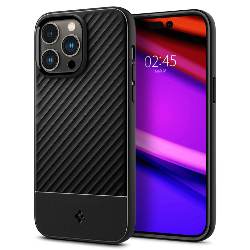 Obrázok Spigen Core Armor silikónový kryt na iPhone 13 Pro, čierny (ACS03294)