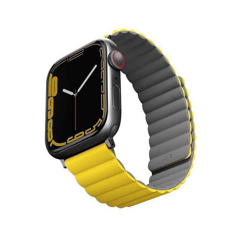 Obrázok Uniq Revix Reversible na Apple Watch 42/44/45mm (UNIQ-45MM-REVYELGRY) sivý/žltý