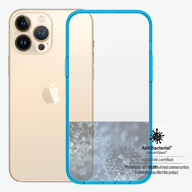 Obrázok PanzerGlass ClearCaseColor na Apple iPhone 13 Pro Max (0341) modrý/priehľadný