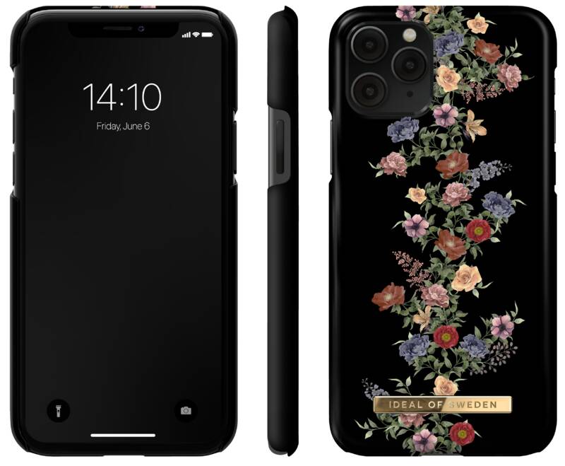 Obrázok iDeal Of Sweden Fashion na Apple iPhone 11 Pro/Xs/X - Dark Floral (IDFCAW18-I1958-97)