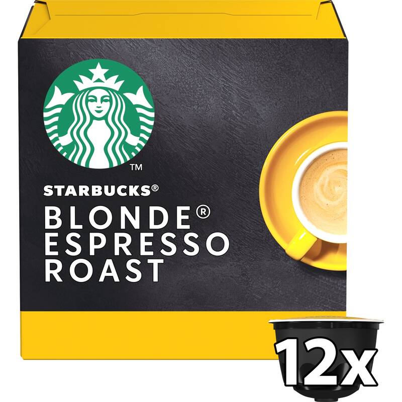 Obrázok STARBUCKS NESCAFE DOLCE GUSTO ESPRESSO BLONDE ROAST, 12 KAPSUL