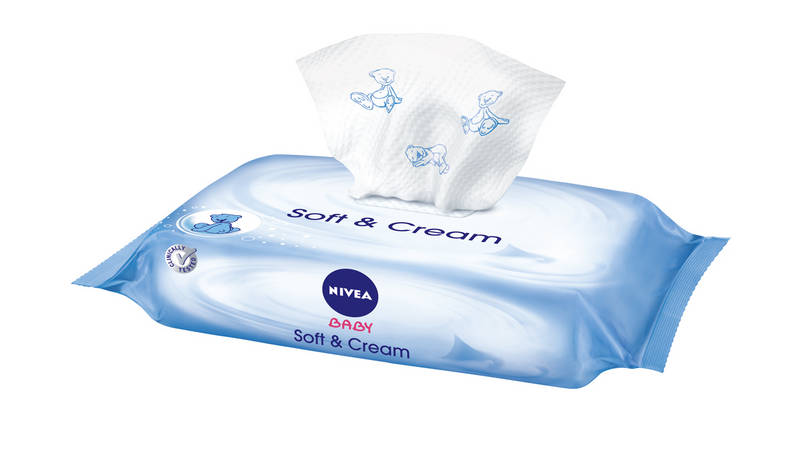 Obrázok NIVEA Baby Soft & Cream Cleansing Wipes Detská kozmetika 63ks