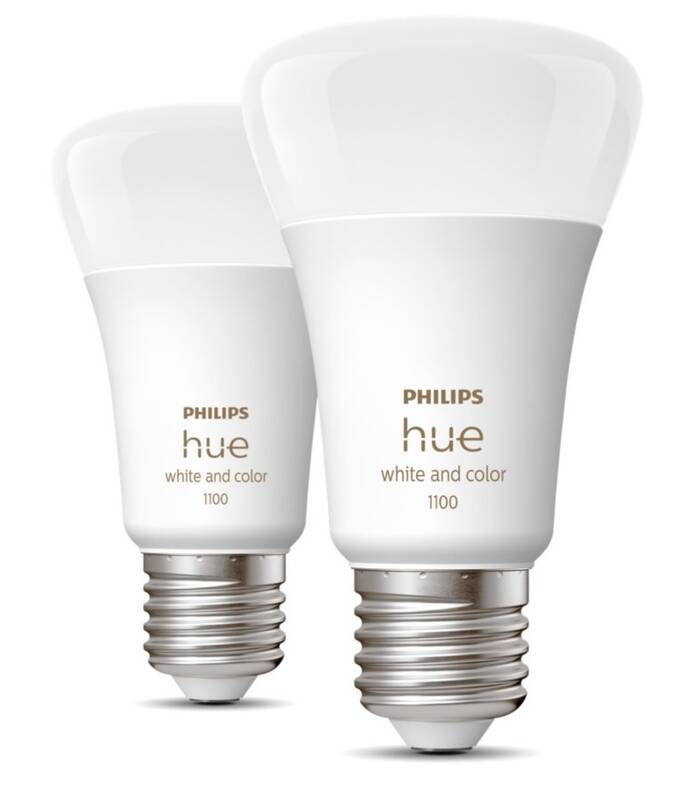 Obrázok Philips Hue Bluetooth, 9W, E27, White and Color Ambiance, 2ks (8719514291317)