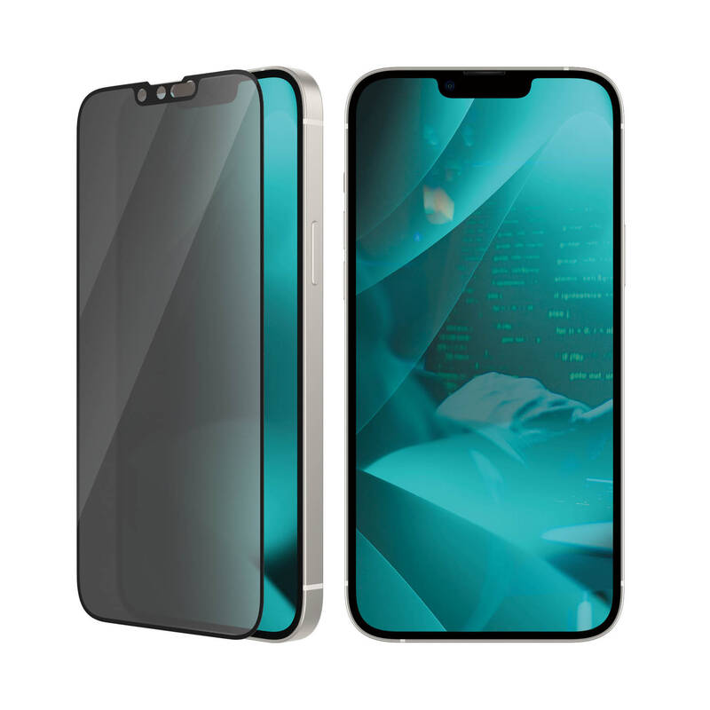 Obrázok PanzerGlass Privacy na Apple iPhone 14 Plus/13 Pro Max s inštalačným rámčekom (P2785)