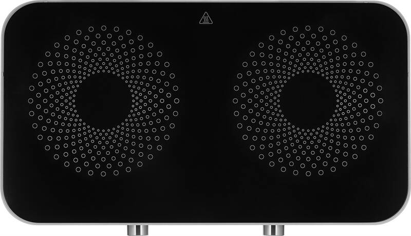 Double Infrared Cooktop SmoothCook, SCP 2803BK