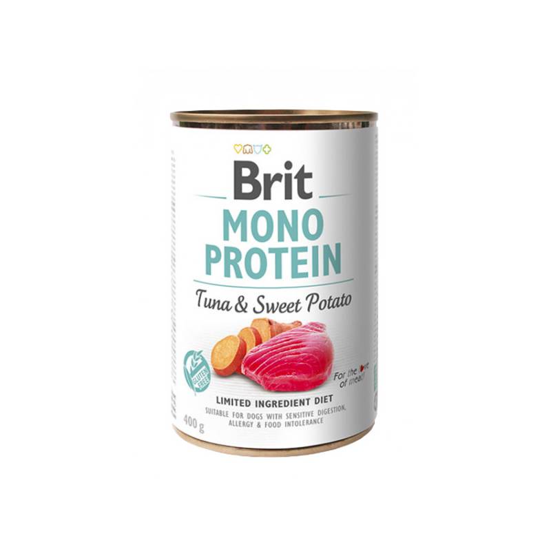 Obrázok Brit Dog konz Mono Protein Tuna & Sweet Potato 400g