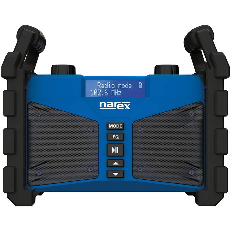 Obrázok Narex Rádio na stavbu s powerbankou BT 02 (FM, AUX, USB, Bluetooth)