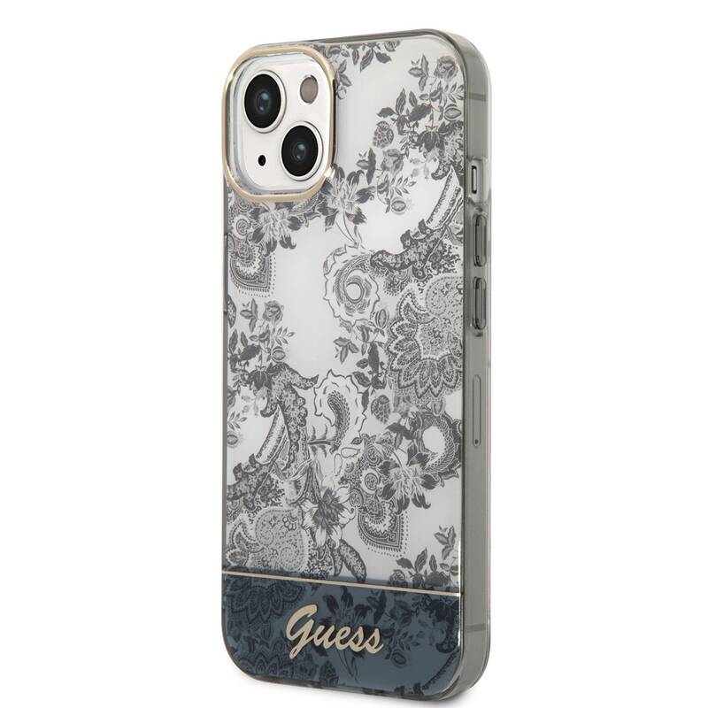 Obrázok Guess PC/TPU Toile De Jouy Zadní Kryt pro iPhone 14 Plus Grey