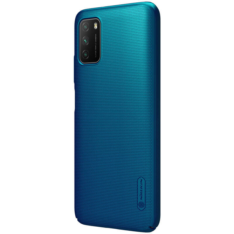 Obrázok Nillkin Frosted kryt pre Xiaomi Poco M3 Peacock Blue (6902048211940)