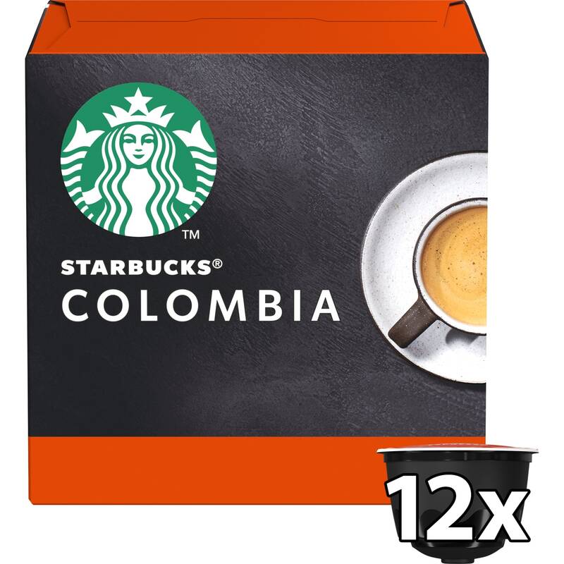 Obrázok STARBUCKS NESCAFE DOLCE GUSTO SINGLE-ORIGIN COLOMBIA MEDIUM ROAST, 12 KAPSUL