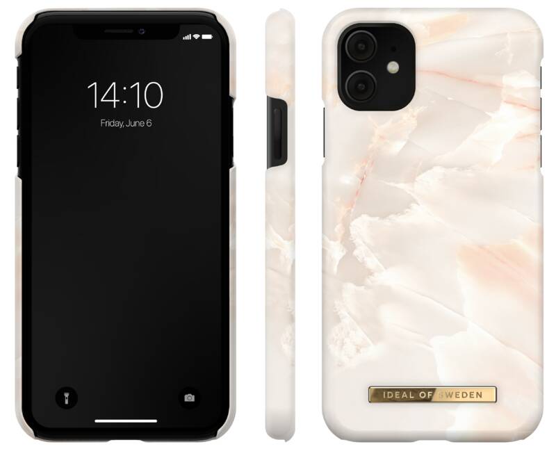 Obrázok iDeal Of Sweden Fashion na Apple iPhone 11/XR - Rose Pearl Marble (IDFCSS21-I1961-257)