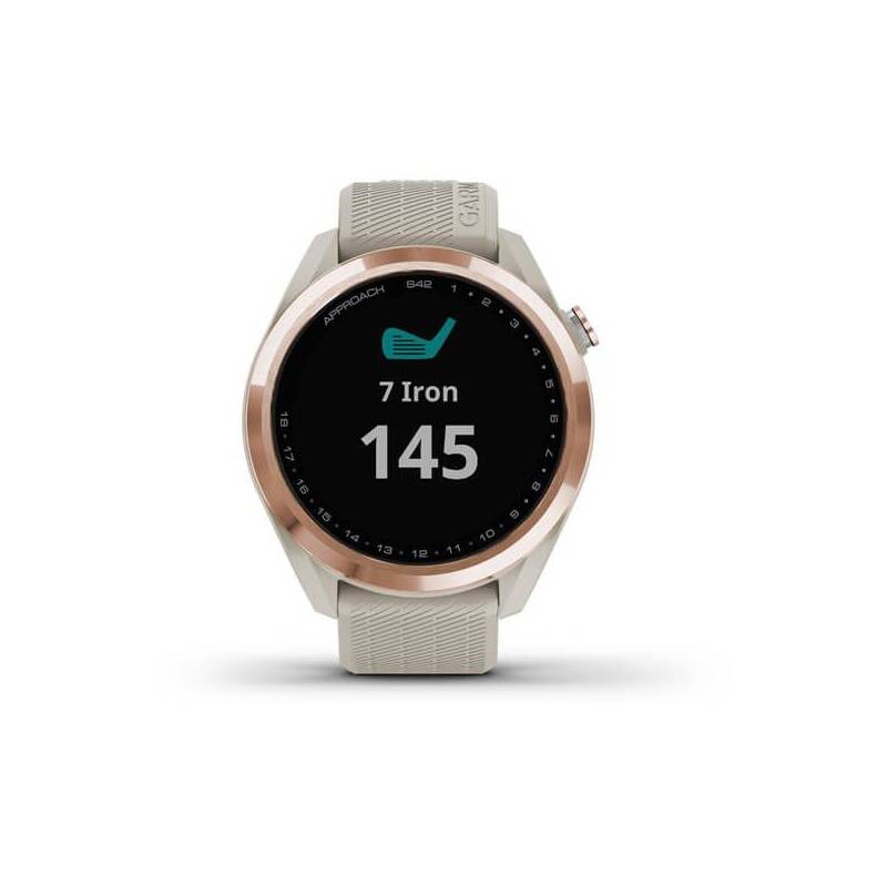 Obrázok Garmin Approach S42 - Rose Gold/Light Sand Silicone band (010-02572-02)