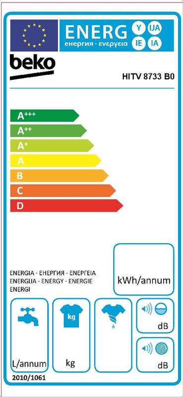 Obrázok HITV8733B0 práčka so suš. vst. BEKO 40037757