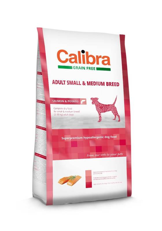 Obrázok Calibra Dog GF Adult Medium & Small Salmon  12kg NEW