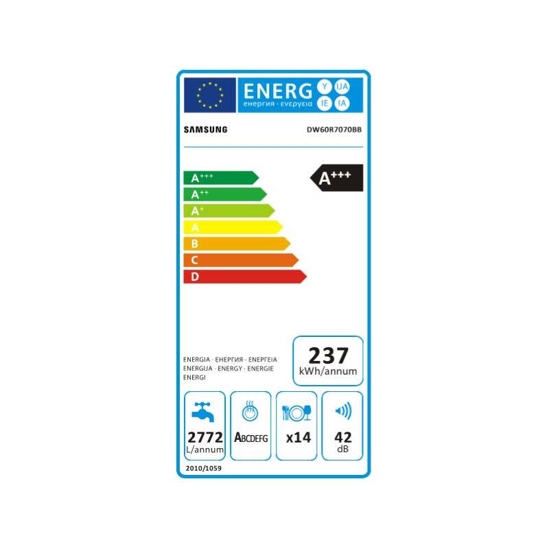 Obrázok SAMSUNG DW60R7070BB/EO