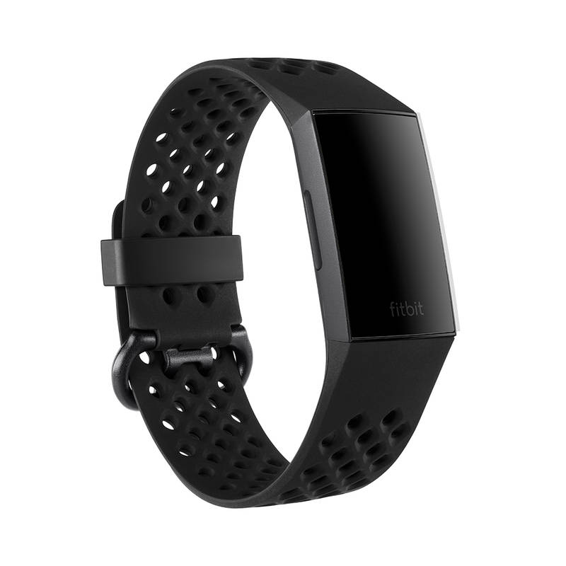 Obrázok Fitbit Charge 3 sportovní řemínek Black Small FB168SBBKS