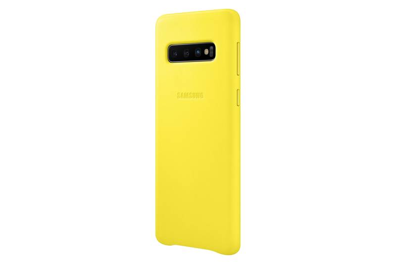 Obrázok Samsung Galaxy S10 Leather Cover žlutý (EF-VG973LYEGWW)