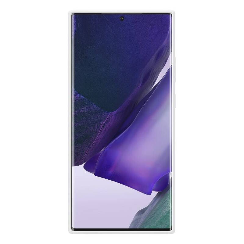 Obrázok Samsung Silikonový zadní kryt Note 20 Ultra White Silver EF-PN985TWEGEU