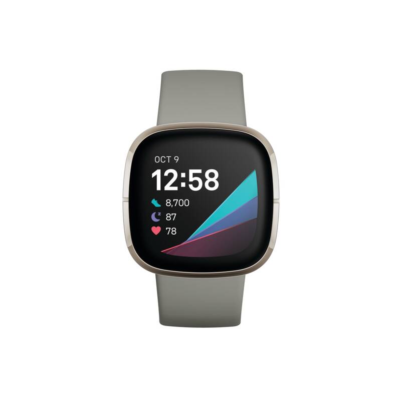 Obrázok Fitbit Sense - Sage Grey/Silver Stainless Steel (FB512SRSG)