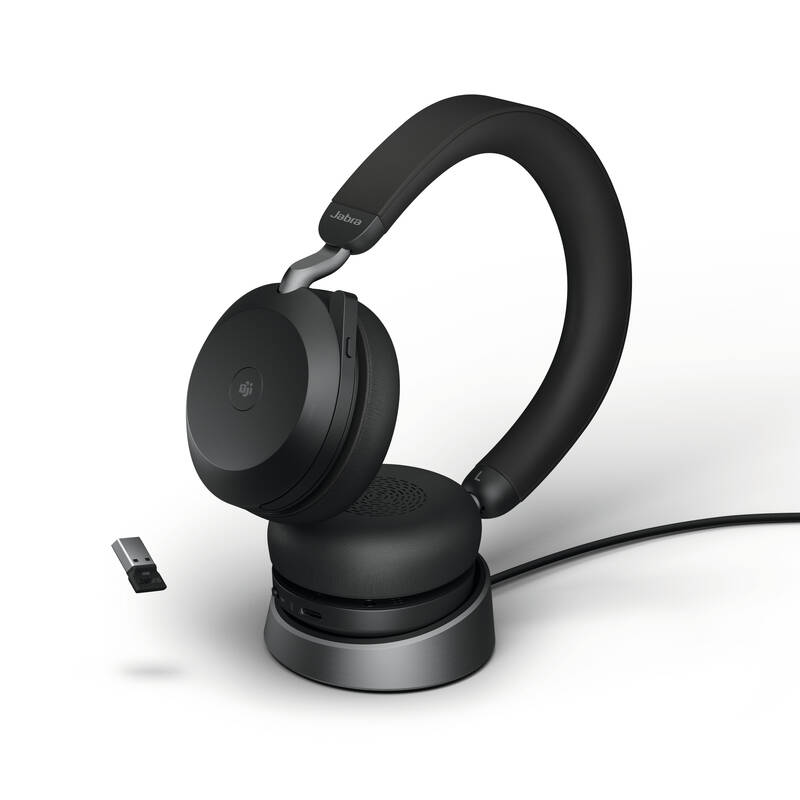 Obrázok Jabra Evolve2 75, USB-A, MS Stereo Stand (27599-999-989) čierny