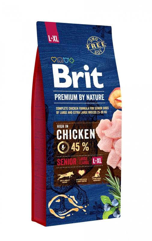 Obrázok Brit Premium Dog by Nature Senior L+XL 15kg