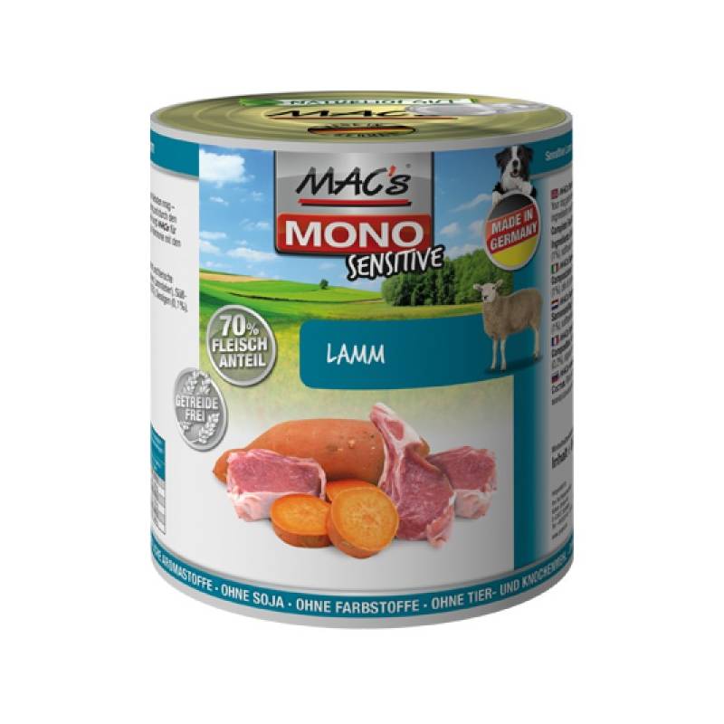 Obrázok MACs Dog MONO Sensitive jehně 800g