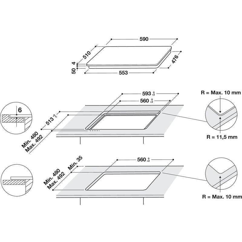 Obrázok Whirlpool WB B8360 NE čierna